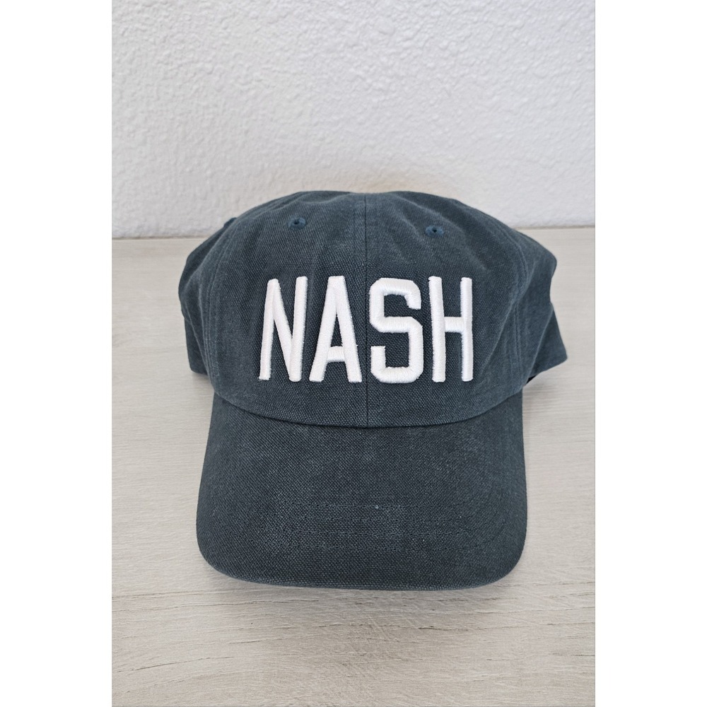 The NASH Collection Green Strapback Baseball Cap Hat Adjustable One Size Unisex